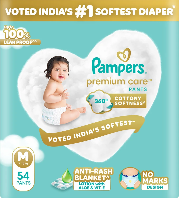 Pampers Premium Care Pant Diapers - M Flipkart sale