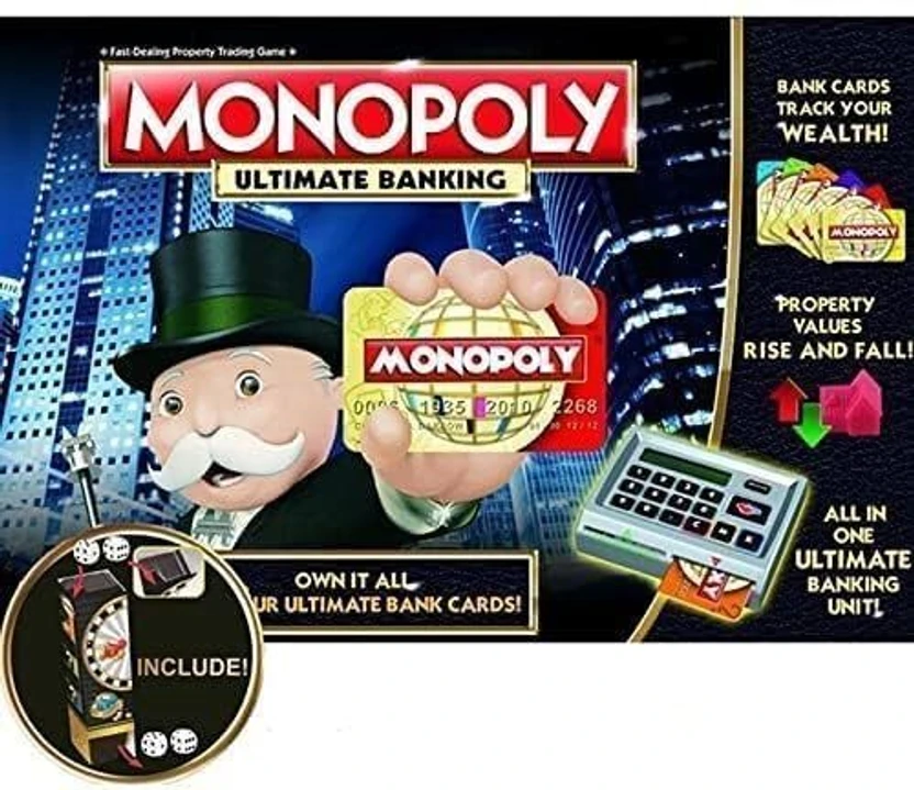 PSTOYS Monopoly Ultimate Banking Electronic Board Game Money & Assets Board Game Flipkart sale