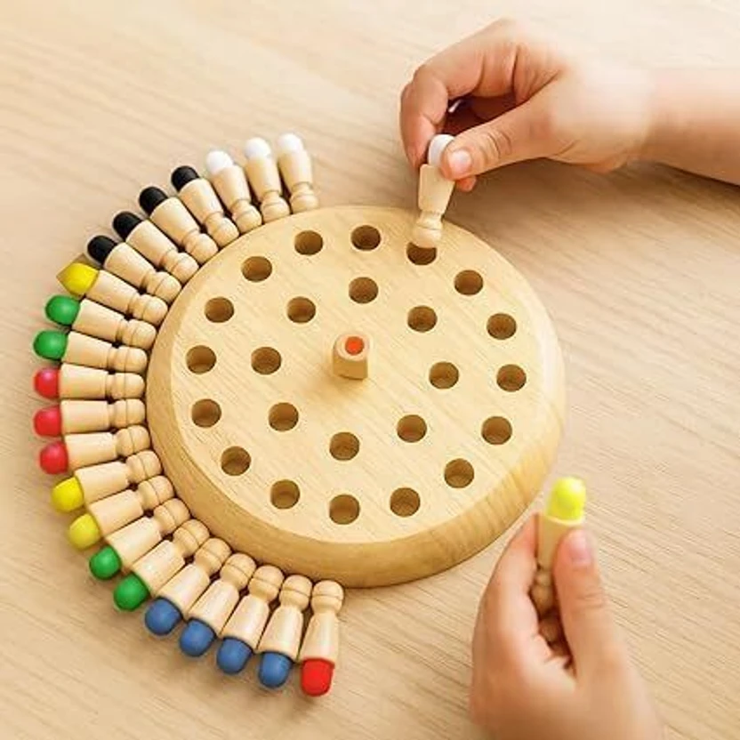 SmartKids Wooden Memory Chess Game for Kids, Color Matching Brain Development Toy Educationa Flipkart sale