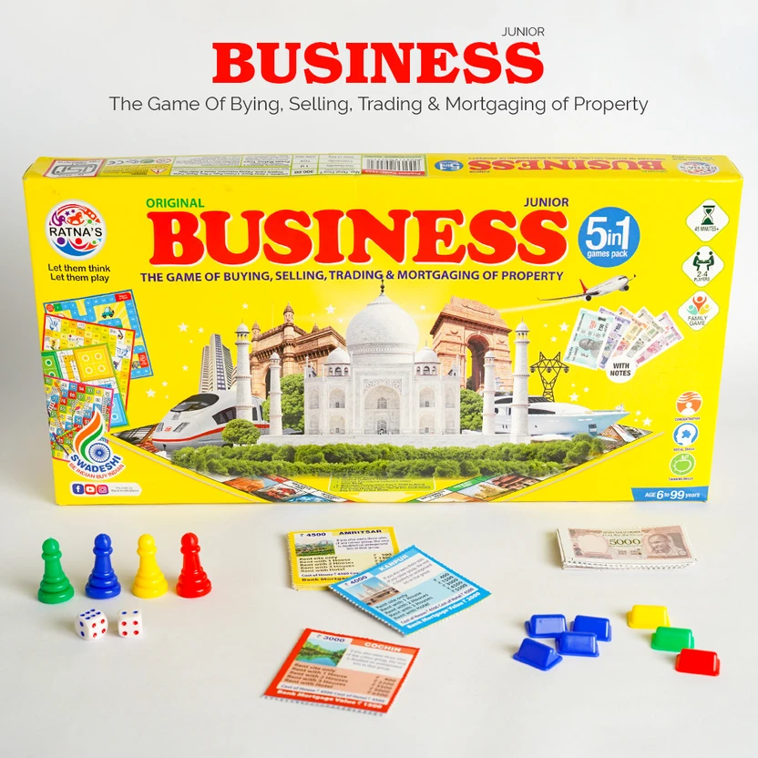 Ratnas Water Proof Business 5 in 1 with Notes, Enhace dealing skills (1233) Party & Fun Boar Flipkart sale