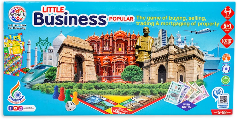 Ratnas LITTLE BUSINESS NOTES FOR KIDS Money & Assets Board Game Flipkart sale