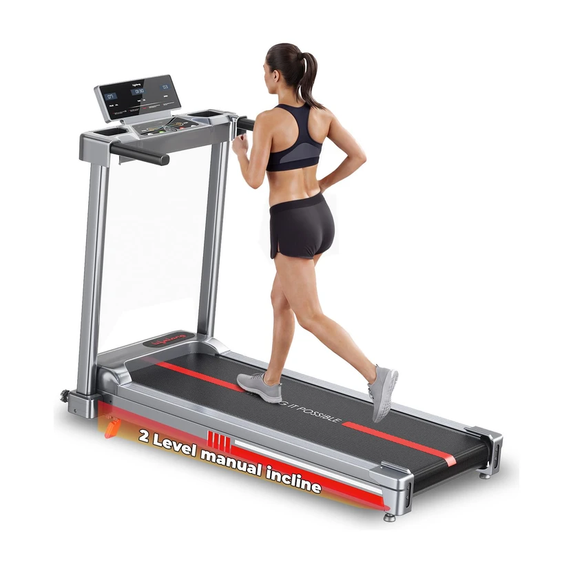 Lifelong 4.5HP Motorized Treadmill for Home | Manual Incline 2 Level | Foldable Handle Tread Flipkart sale