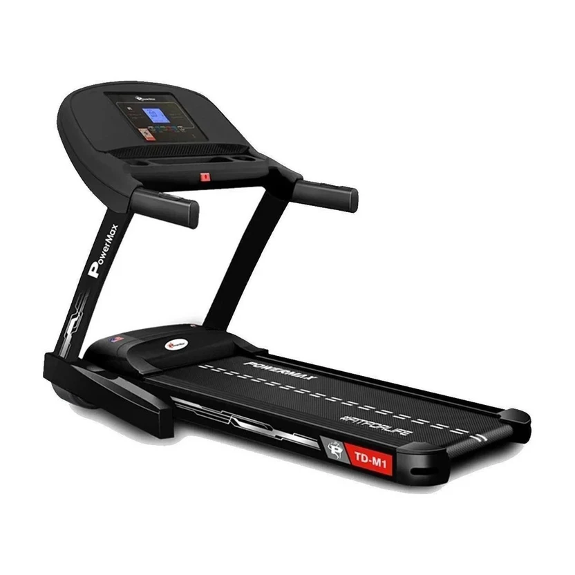 Powermax Fitness TD-M1 6HP Motor 120kg Manual Incline LCD Display Heart Rate Sensor for Home Flipkart sale