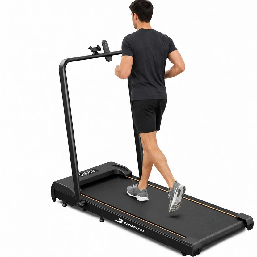 Durafit91 Dash Walkpad 2.5HP Peak BLDC 100Kg User Weight 8km/h Speed with Remote Control Tre Flipkart sale