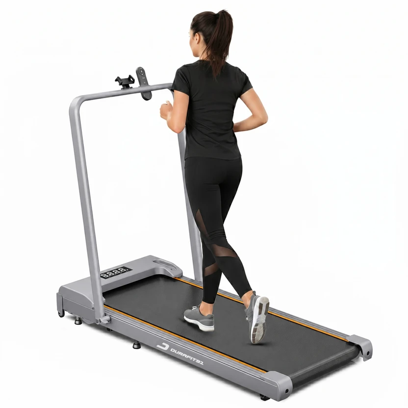 Durafit91 Dash Walkpad 2.5HP Peak BLDC 100Kg User Weight 8km/h Speed with Remote Control Tre Flipkart sale