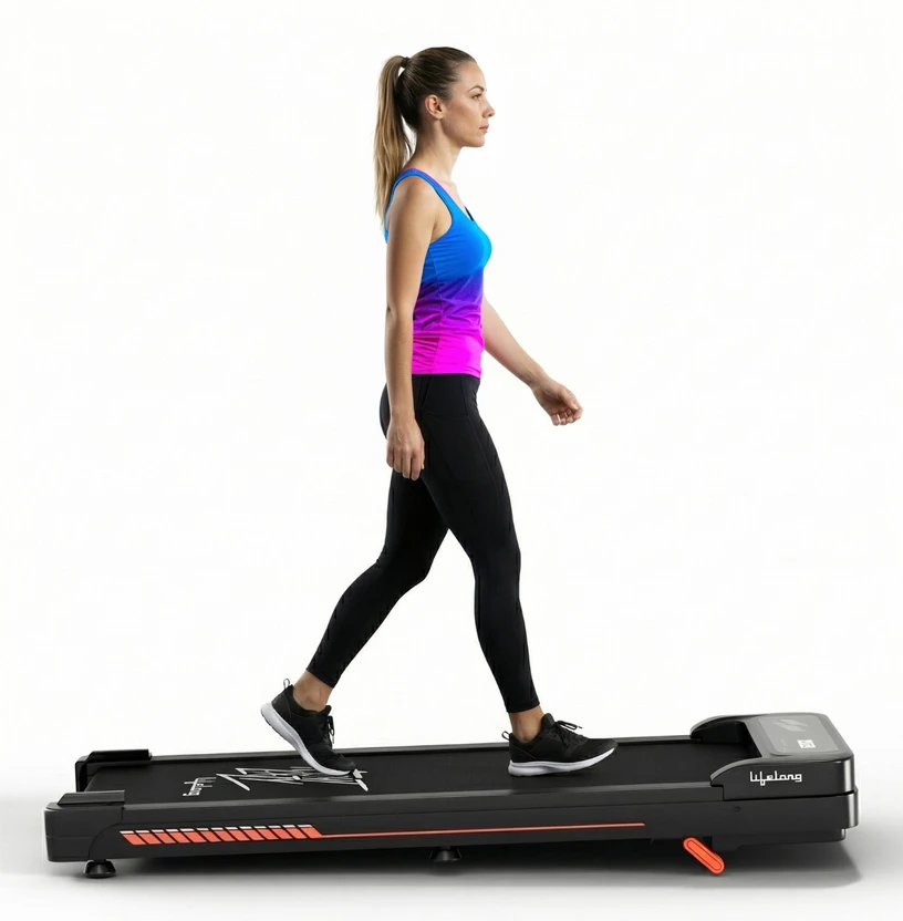 Lifelong Walking Pad Treadmill for Home 3Hp Peak Dc Motor Treadmill (Max Weight:110 kg) Flipkart sale