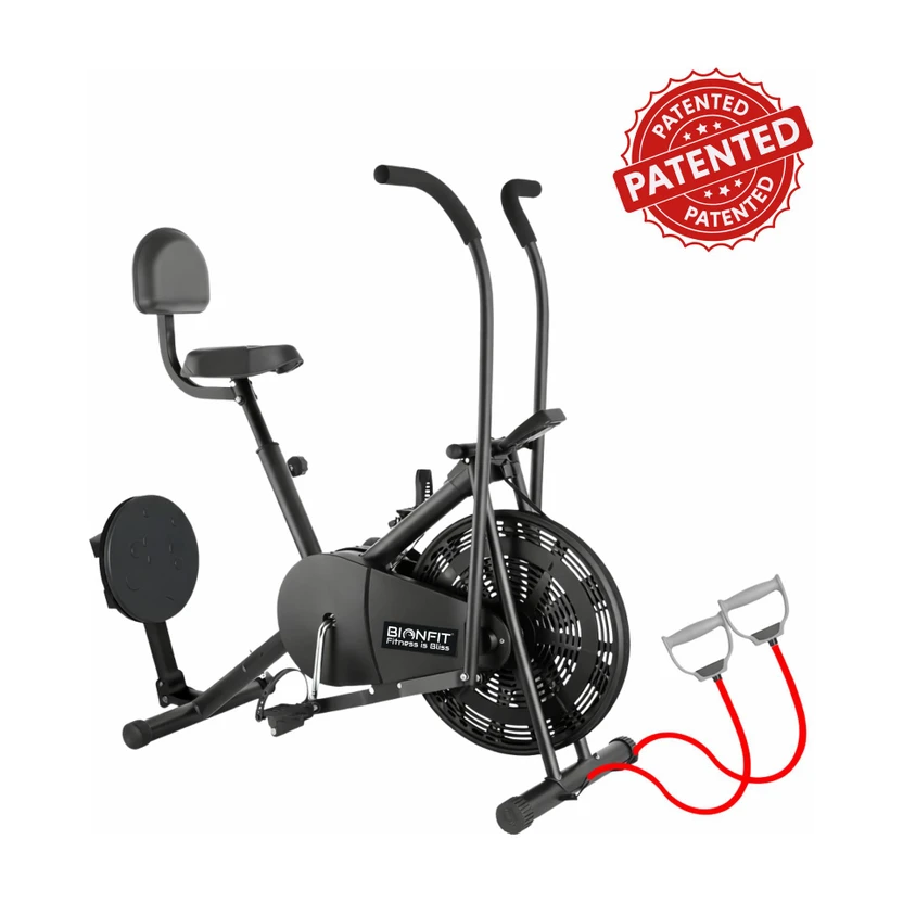 BIONFIT Moving Handle Gym Cycle | Air Bike for Home Gym with Twister & Back Support Dual-Act Flipkart sale