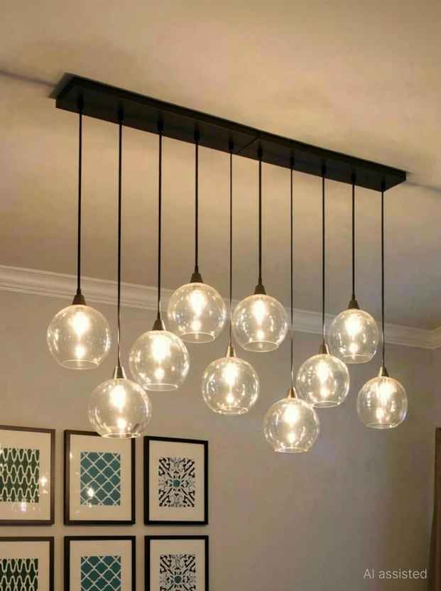 GAUVIK GAU- 1001/10 LIGHT Chandelier Ceiling Lamp Flipkart sale
