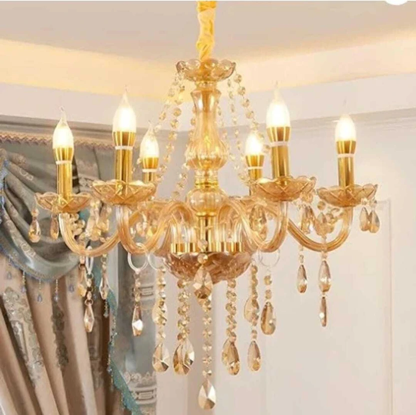 Sresa chandelier lights with 6 Bulb jhumar Luxury ceiling lights for hall, home Chandelier C Flipkart sale