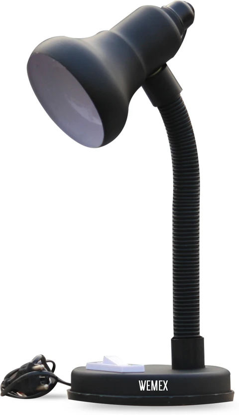 Wemex Matte Black Table Lamp Table Lamp Flipkart sale