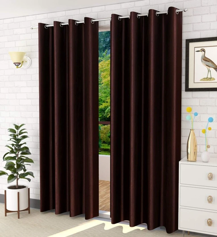 Kraftiq Homes 152 cm (5 ft) Window Polyester Semi Transparent Curtain (Pack Of 2) Flipkart sale