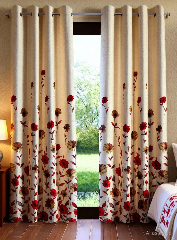 Home Sizzler 153 cm (5 ft) Window Polyester Semi Transparent Curtain (Pack Of 2) Flipkart sale