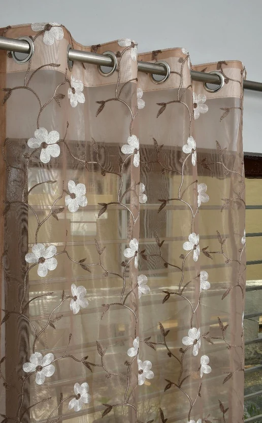 BANAVY 214 cm (7 ft) Door Tissue, Net Semi Transparent Curtain (Pack Of 2) Flipkart sale