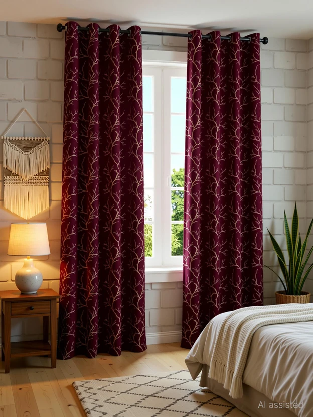 RELOOK INDUSTRIES 213 cm (7 ft) Door Velvet Room Darkening Curtain (Pack Of 2) Flipkart sale