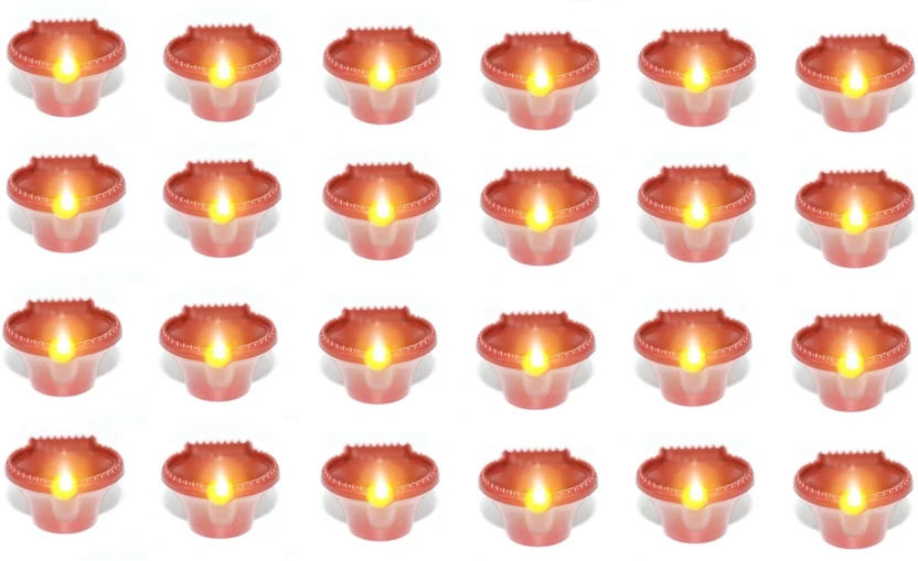 Da Novira Water Sensor Reusable Led Diyas for Home Decor,Festivals Decoration Diwali Light P Flipkart sale
