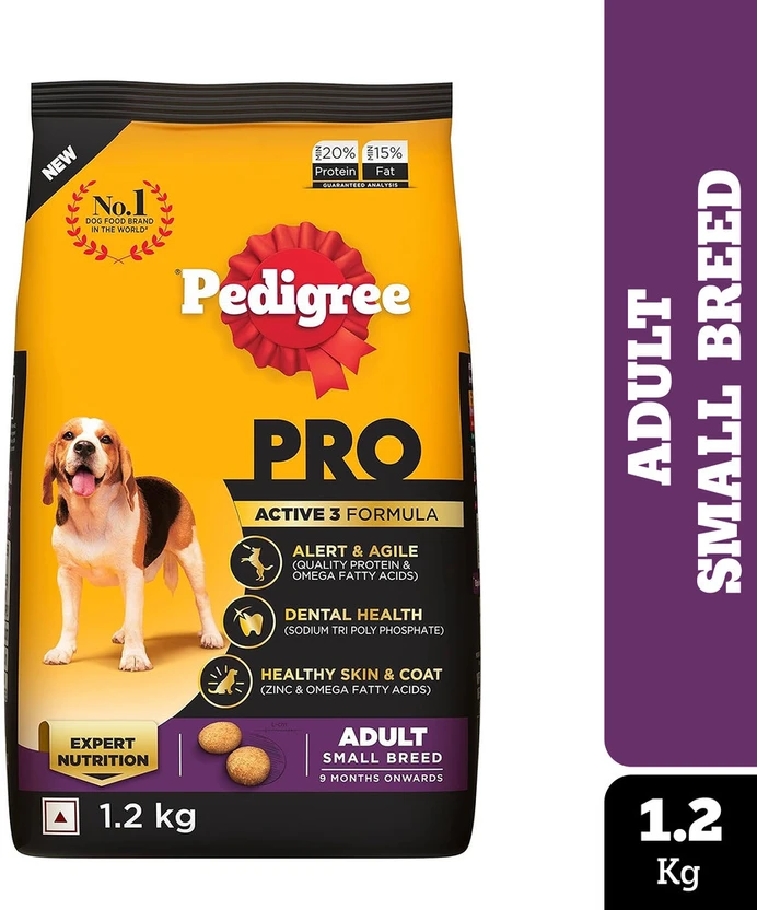 PEDIGREE Small Breed (9 Months Onwards) Chicken 1.2 kg Dry Adult Dog Food Flipkart sale