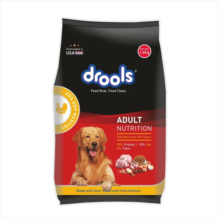 Drools Adult Nutrition Chicken and Egg Egg 1.2 kg Dry Adult Dog Food Flipkart sale
