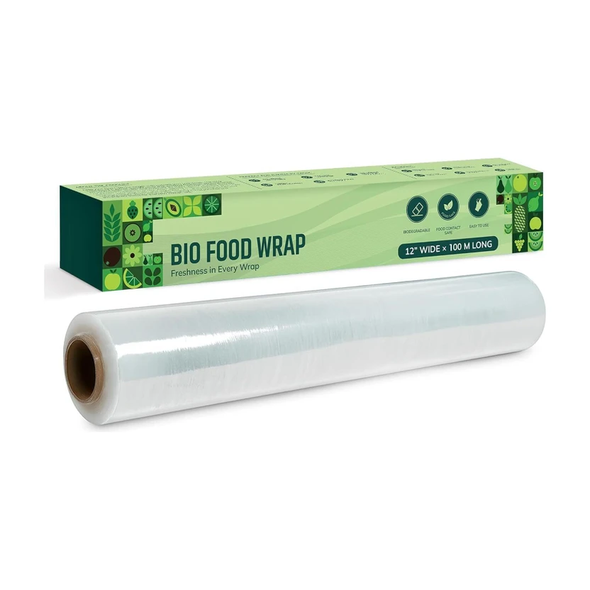 Spotview Bio Food Wrap Cling Film Roll | 100m x 12