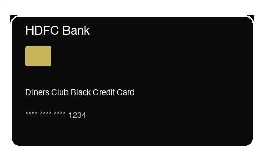 HDFC Diners Club Black Credit Card Flipkart sale