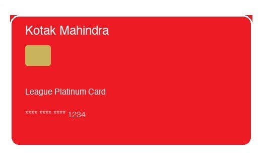 Kotak League Platinum Credit Card Flipkart sale