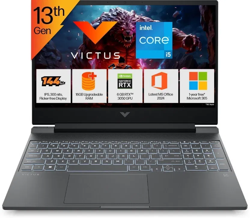 HP Victus 15 (Ryzen 5 + RTX 3050) Flipkart sale