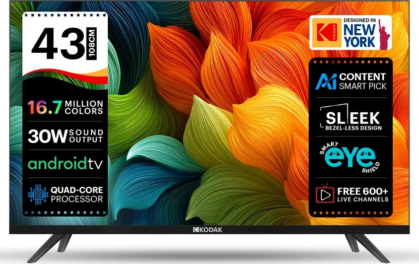Kodak CA 43-inch 4K Android TV Flipkart sale
