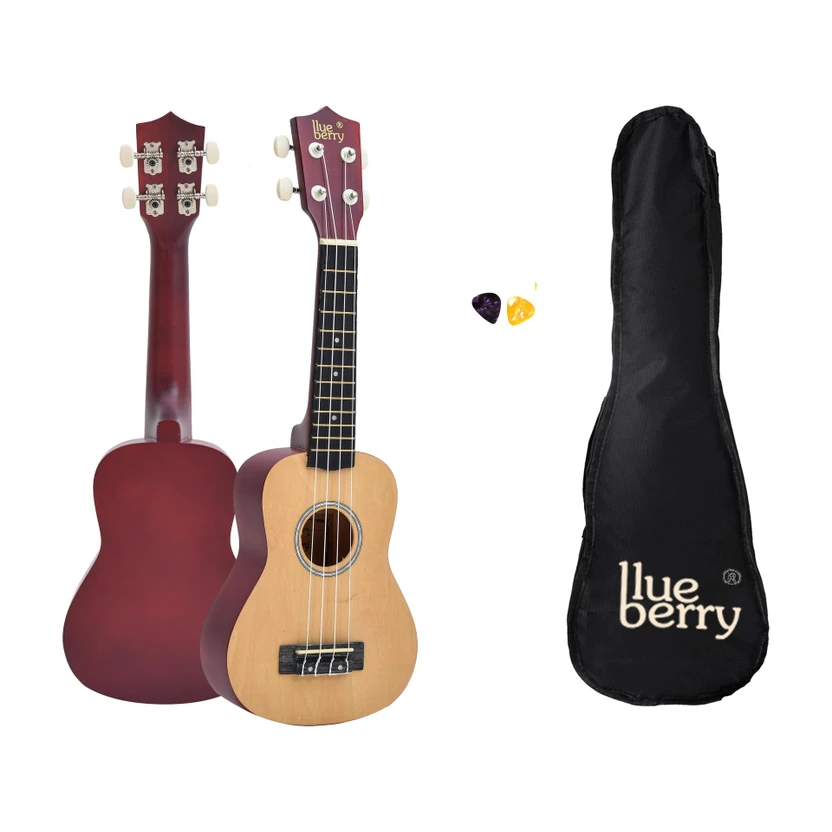 BLUEBERRY UK-41-NATURAL Soprano (21 Inch) Body Spruce and Mahogany Soprano Ukulele Flipkart sale