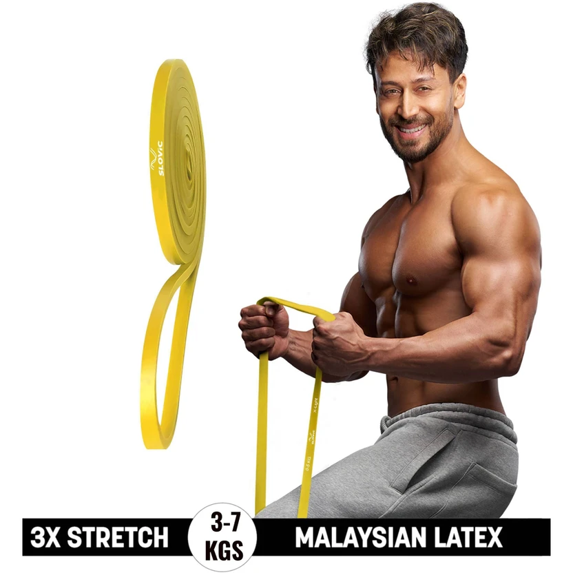 SLOVIC Home & Gym Fitness Band for Workout | Heavy Duty Material | Upto 3-7 KG Resistance Ba Flipkart sale