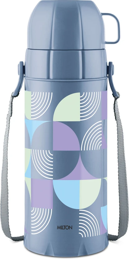 MILTON Eiffel 1000 Vacuum Insulated Thermos Flask, 910 Ml, 24 Hours Hot & Cold Grey 910 ml P Flipkart sale