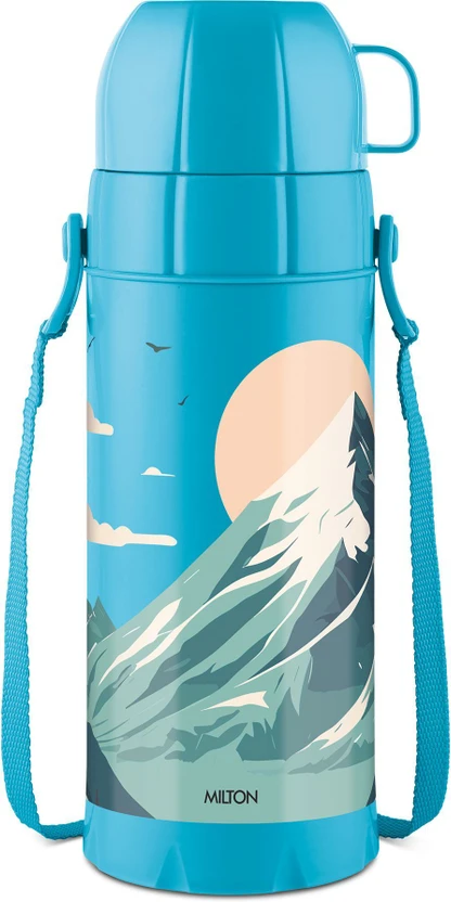 MILTON Eiffel 1000 Vacuum Insulated Thermos Flask, 910 Ml, 24 Hours Hot & Cold Blue 910 ml P Flipkart sale