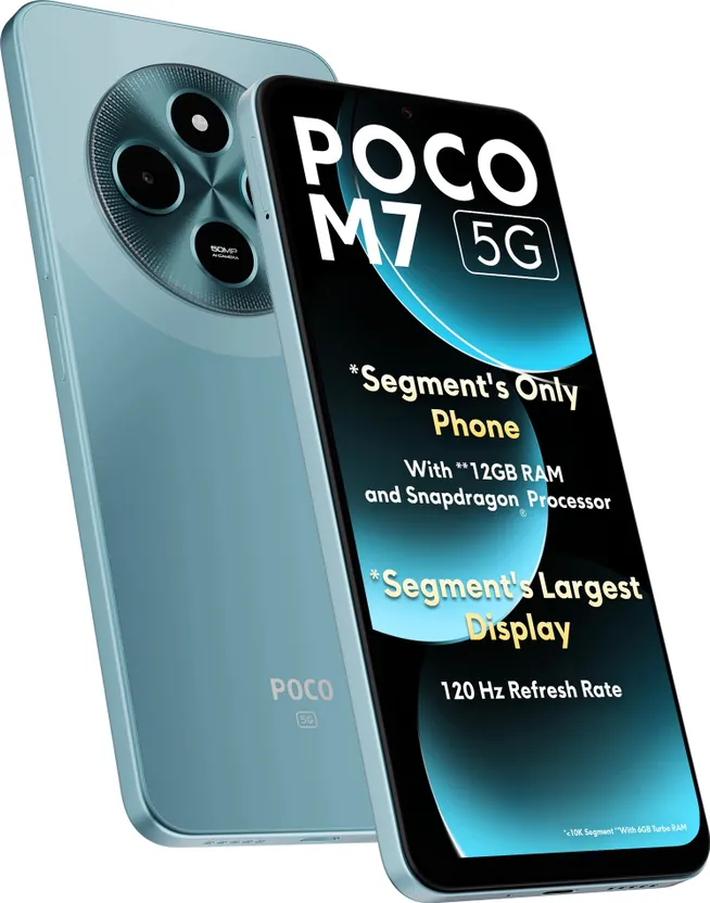 POCO M7 5G (Ocean Blue, 128 GB) Flipkart sale