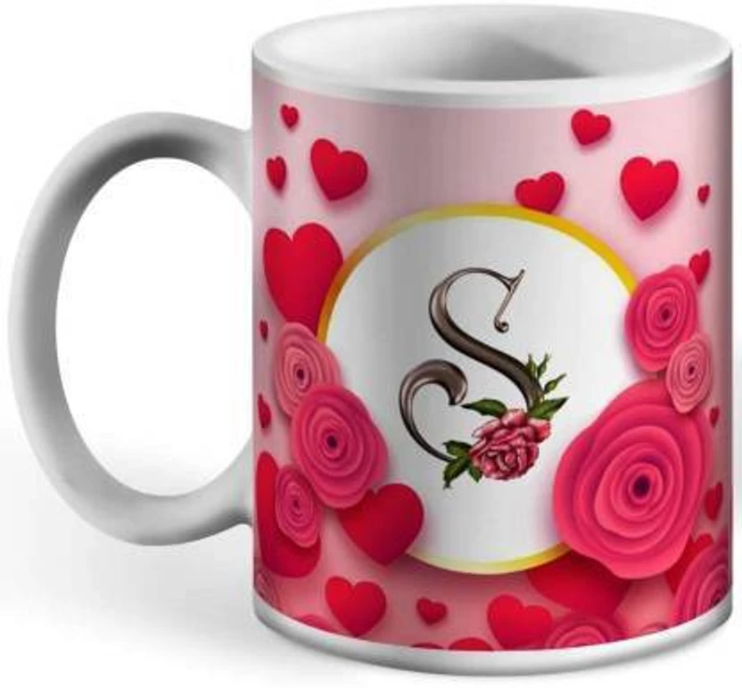 RMC Letter S Alphabet Coffee Best Gift for Boy Friend and Girl Friend Special Birthday Gift Flipkart sale
