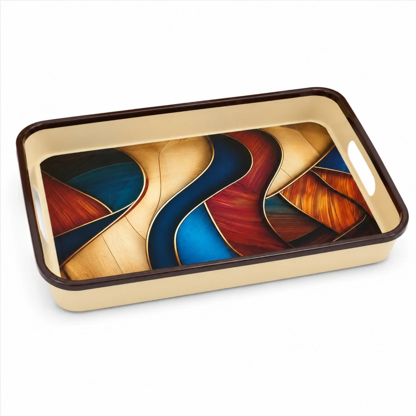 Ambeeb PST-AMB-BRB-002 Tray Serving Set Flipkart sale
