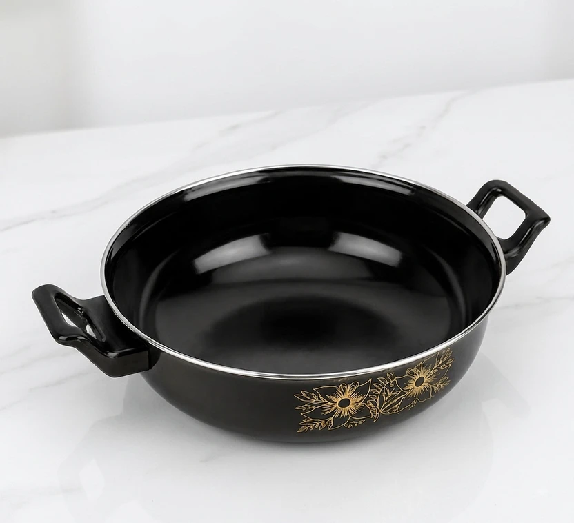 Jainpet Premium non stick kadhai Kadhai 21 cm diameter 2.5 L, 3 L, 1.5 L, 1.5 L, 2.5 L capac Flipkart sale