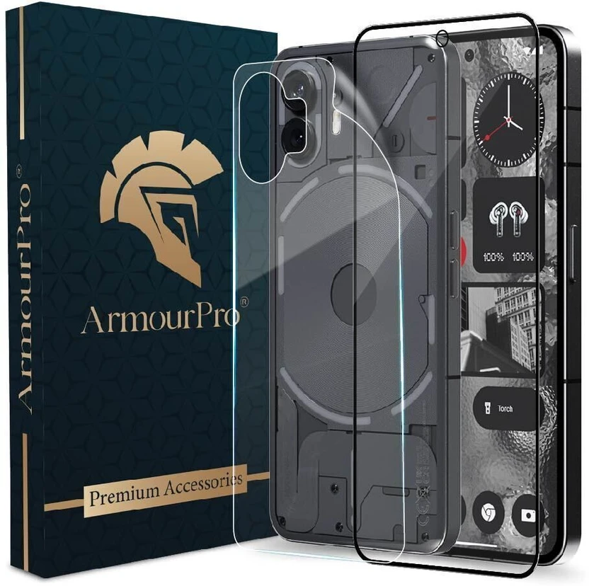 ArmourPro Edge To Edge Tempered Glass for Nothing Phone 2 5G, Nothing 2, Nothing Phone 2, Te Flipkart sale