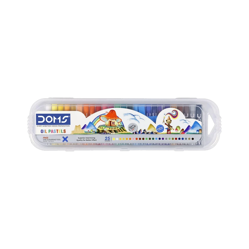 DOMS Oil Pastel 25 Shades Plastic Pack Flipkart sale