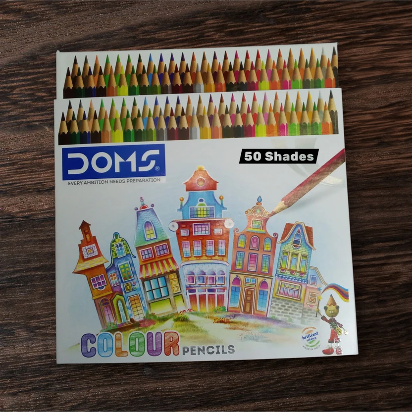 DOMS Pencil Colour 50 Shades, Hexagonal Shaped Color Pencils Flipkart sale