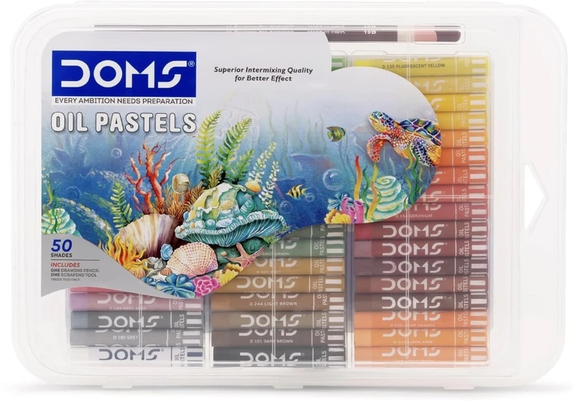 DOMS 7912 - OIL PASTELS 50 SHADES Flipkart sale
