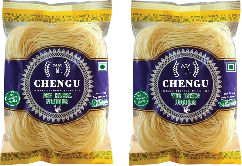 Chengu Veg Hakka Noodles | Not Fried | Steam-Cooked | 100% Vegetarian Hakka Noodles Flipkart sale