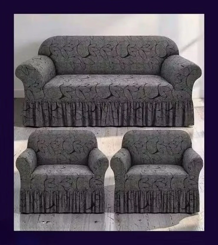 APdream Polycotton 3+1+1 Seater Sofa Printed Cover Flipkart sale