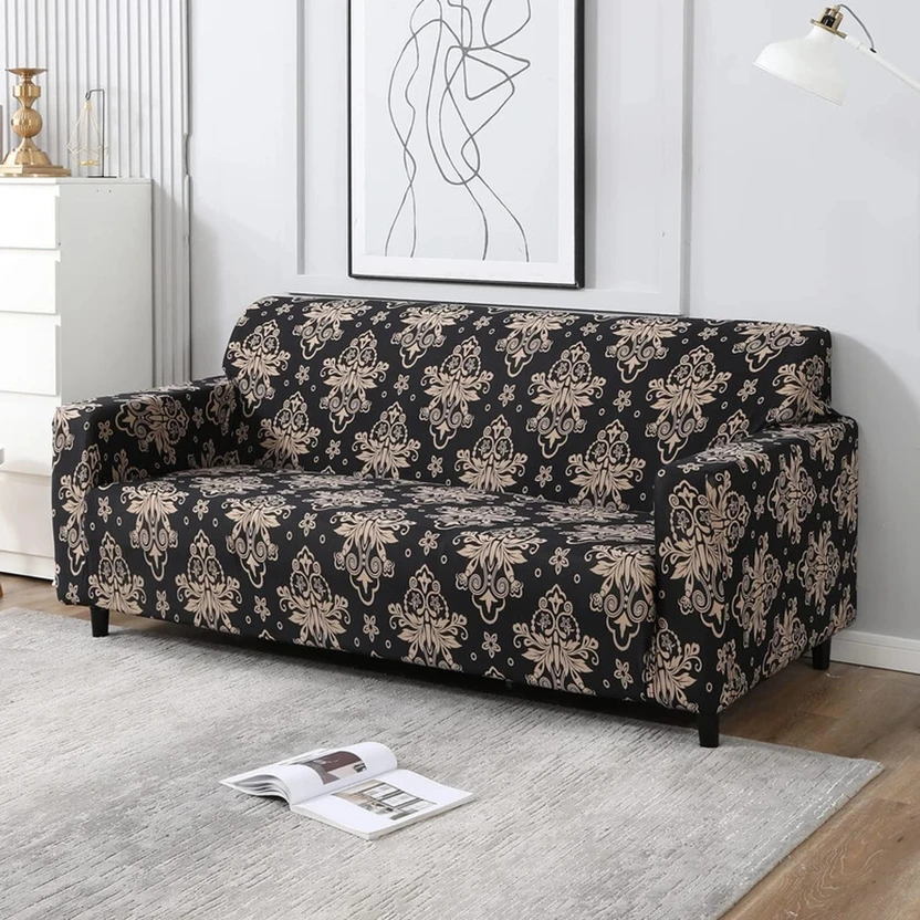 Sinicki Polyester 3 Seater Sofa Geometric Cover Flipkart sale