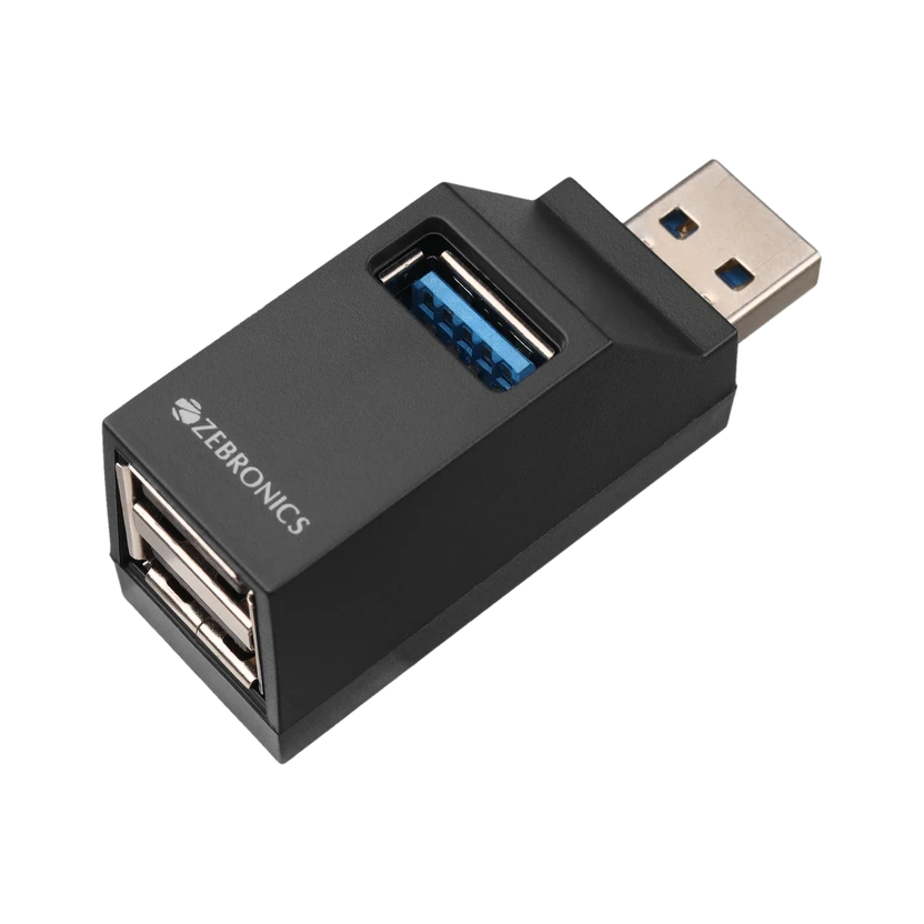 ZEBRONICS (3 in 1 Hub) 180HB, 3 Ports, USB 3.0, Transfer Speeds upto 5 Gbps, Multi OS Compat Flipkart sale