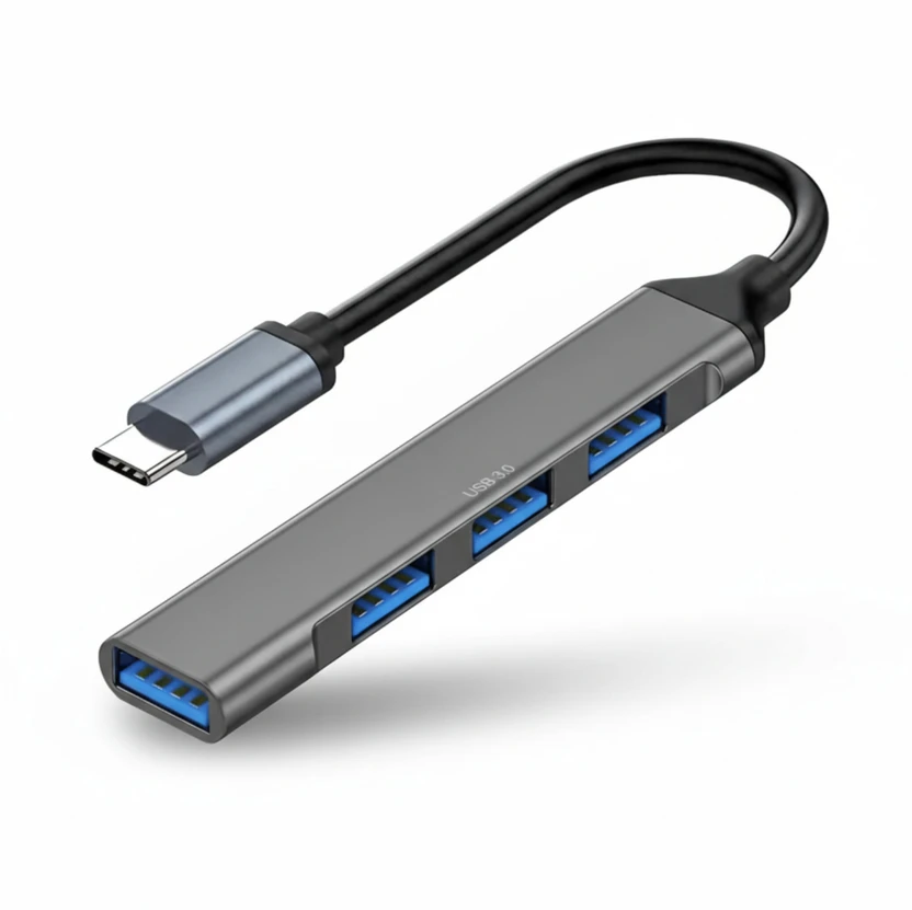 DELOX Type C & Micro USB 4 in 1 OTG Connector – Fast Data & Charging TYPE-C USB 3.0 USB Hub Flipkart sale
