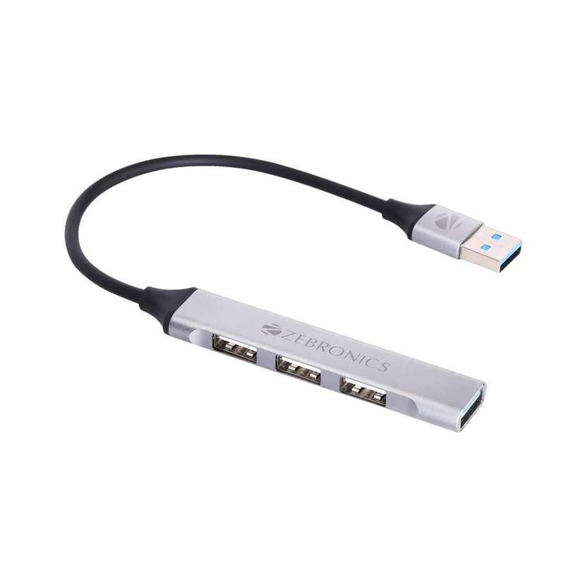 ZEBRONICS Zeb-200HB Zeb 200HB USB 3, 4 Port hub with HiSpeed Data Transfer,15cm Cable PlugPl Flipkart sale