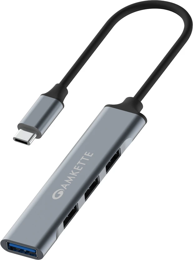 AMKETTE Type C 4-Port USB 3.0 with 5Gbps Speed, Sleek Metal Design & Universal Compatibility Flipkart sale