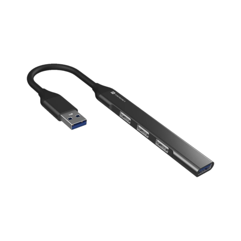 Portronics Mport 31 USB Hub (4-in-1) Multiport Adapter with 1 x USB 3.0 & 3 x USB 2.0 Ports  Flipkart sale