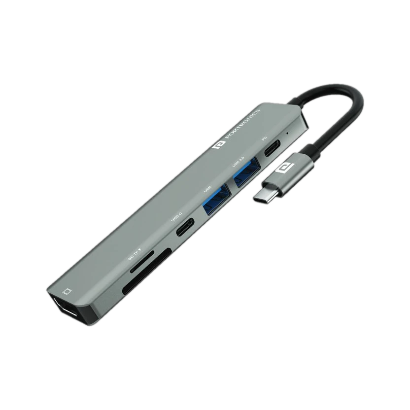 Portronics Mport 52 7-In-1 Type C Multiport USB Hub Flipkart sale