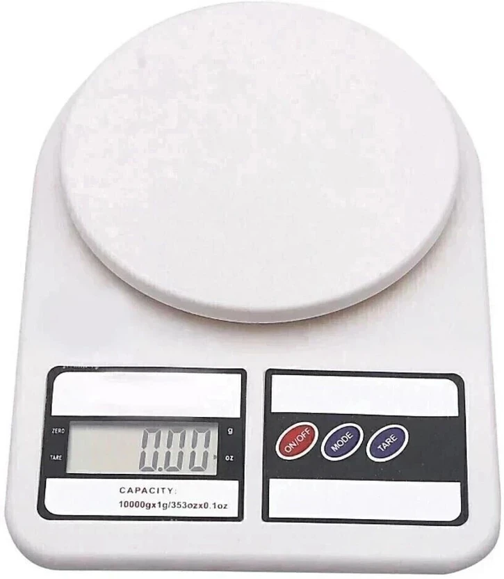 texla 1 gm TO 10 kg electronic kitchen scale(white) Weighing Scale Flipkart sale