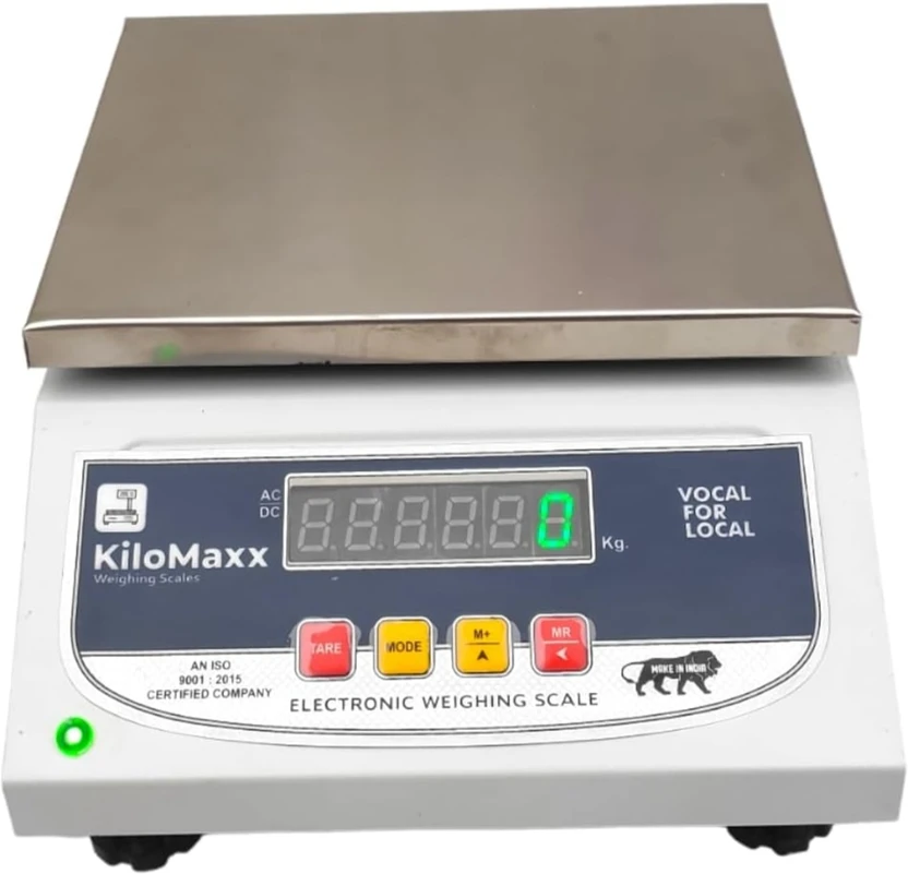 KiloMaxx KM-90,30Kg with EcoSensenTechnology f&b Display for All Kirana & Vegetable shop Wei Flipkart sale