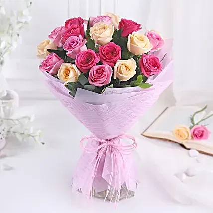 FNP Blooming Joy Rose Bouquet